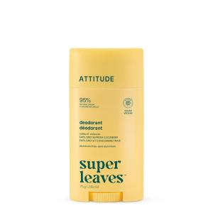 ATTITUDE Aluminum Free Deodorant, Natural Origin Ingredients, EWG Verified, Odor Control With Baking Soda, Twist & Glide, Dermatologically Tested, Vegan, Orange Blossom & Eucalyptus, 2.64 Oz(Earl Grey & Fresh Cucumber)