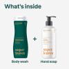 ATTITUDE Body Wash and Hand Soap Set, EWG Verified, Vegan Energizing Duo, Dermatologically Tested Shower Gel and Personal Care Products, Orange Leaves, 16 Fl Oz each(Orange Leaves)