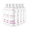 ATTITUDE Bubble Bath & Body Wash, EWG Verified, Vegan & Plant-Based, Dermatologist-Tested, Gentle Cleansing Formula, Pear & Amber Scent, 16 Fl Oz (Pack of 6)(Coconut & Wild Berries)