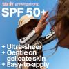 ATTITUDE Baby Mineral Sunscreen SPF 50, Broad Spectrum Zinc Oxide, EWG Verified, Mineral-Based, Non-Nano, Lightweight Cream for Face & Body, Gentle Formula, Unscented, 3 Oz
