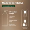 ATTITUDE Gentle Hand Soap for Sensitive Skin, EWG Verified, Enriched with Oats, Dermatologically Tested, Vegan, Unscented, Aluminum Bottle, 16 Fl Oz (Pack of 6)(Petitgrain & Jasmine)