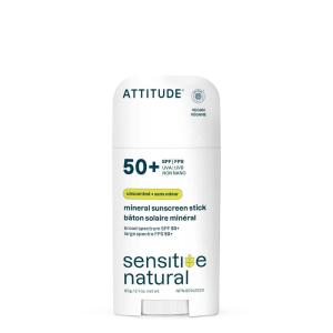 ATTITUDE Sensitive Skin Mineral Sunscreen Lotion SPF 50, Broad Spectrum Zinc Oxide, EWG Verified, Non-Nano(2 Ounce (Pack of 1))