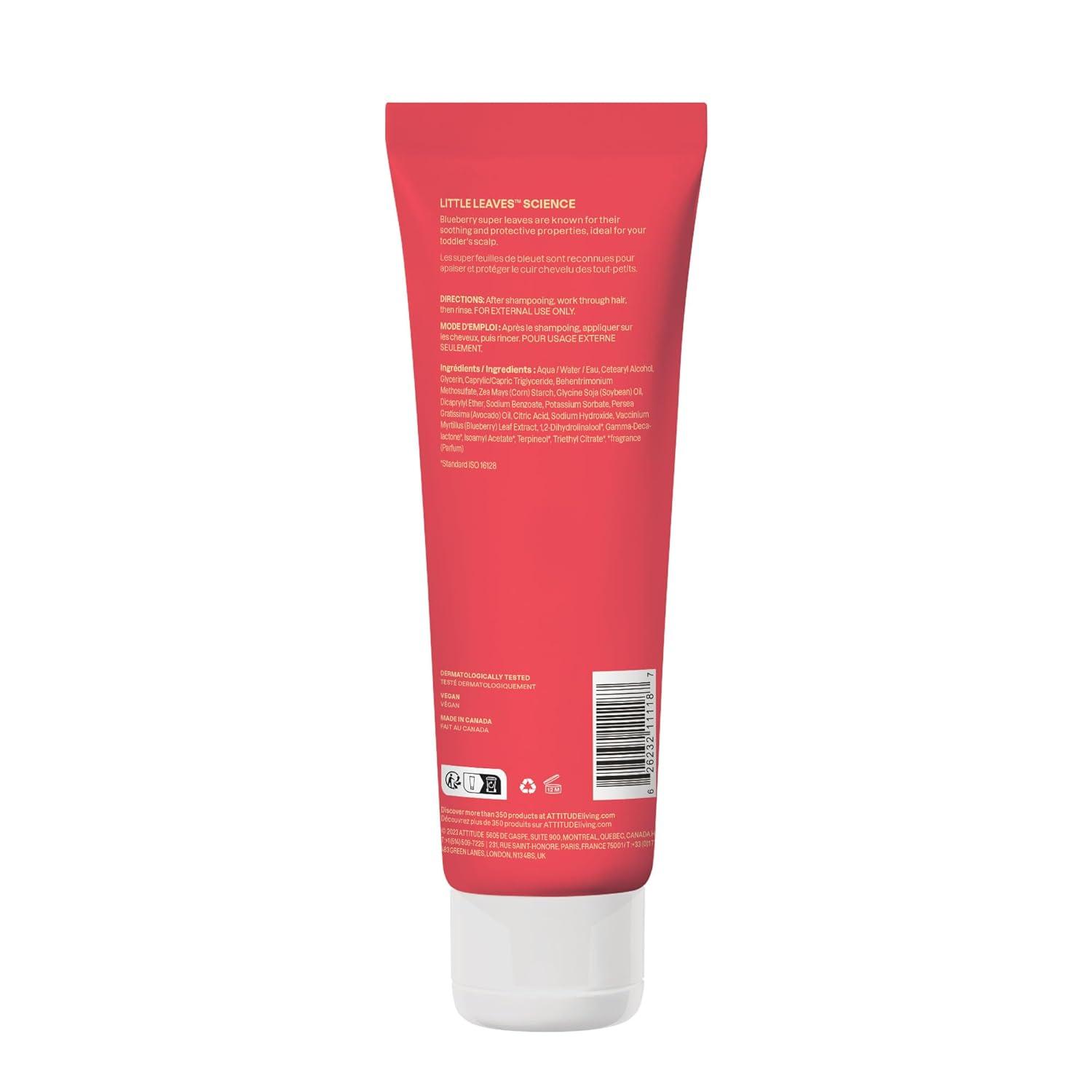 image:imageATTITUDE Natural Conditioner for Kids Hypoallergenic Vegan Plant and MineralBased Vegan and Crueltyfree Watermelon amp Coco 8 Fl OzMango