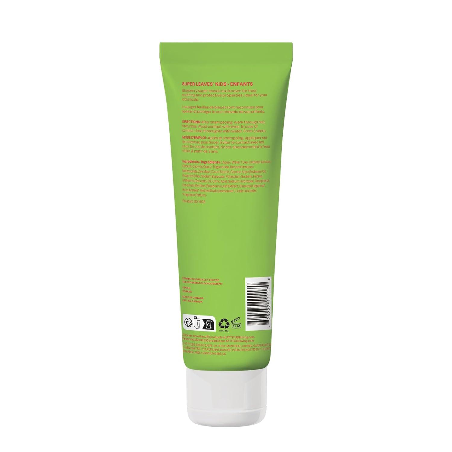 image:imageATTITUDE Natural Conditioner for Kids Hypoallergenic Vegan Plant and MineralBased Vegan and Crueltyfree Watermelon amp Coco 8 Fl OzWatermelon Coco