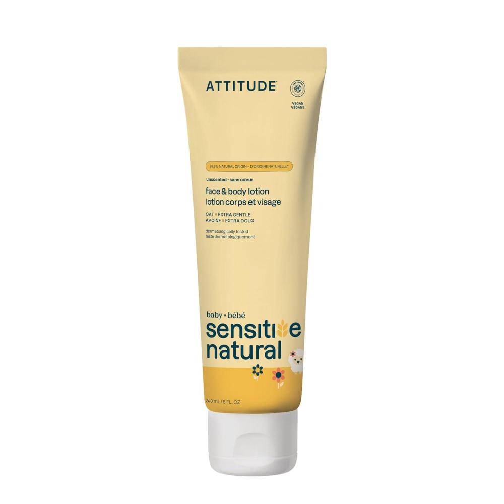 image:imageATTITUDE Body Lotion for Baby EWG Verified Plant and MineralBased Ingredients Vegan Personal Care Products Sensitive Skin Unscented 16 Fl Oz8 Fl Oz Pack of 1