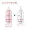 ATTITUDE Baby 2-in-1 Shampoo & Body Wash and Baby Lotion Set, EWG Verified, Dermatologically Tested Soap and Moisturizing Cream, Vegan, Unscented, 16 Fl Oz each(Unscented)