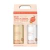 ATTITUDE Baby 2-in-1 Shampoo & Body Wash and Baby Lotion Set, EWG Verified, Dermatologically Tested Soap and Moisturizing Cream, Vegan, Unscented, 16 Fl Oz each(Pear Nectar)