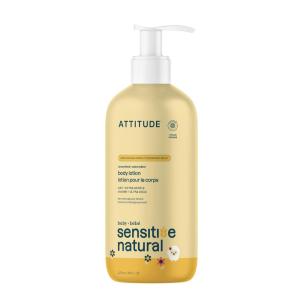 ATTITUDE Body Lotion for Baby, EWG Verified, Plant and Mineral-Based Ingredients, Vegan Personal Care Products, Sensitive Skin, Unscented, 16 Fl Oz(16 Ounce (Pack of 1))