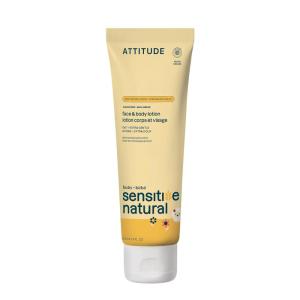 ATTITUDE Body Lotion for Baby, EWG Verified, Plant and Mineral-Based Ingredients, Vegan Personal Care Products, Sensitive Skin, Unscented, 16 Fl Oz(8 Fl Oz (Pack of 1))