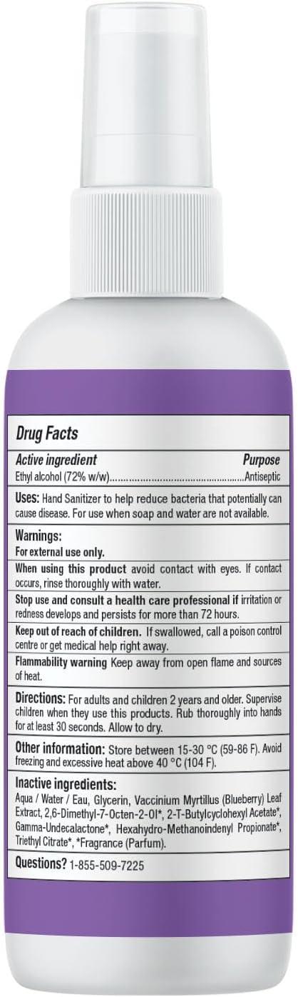 image:imageATTITUDE Hand Sanitizer Spray for Kids amp Adults EWG Verified Travel Size Dermatologically Tested Plant and Mineral Based Vegan Vanilla amp Pear 35 Fl Oz Pack of 6 Spray BottleVanilla Pear