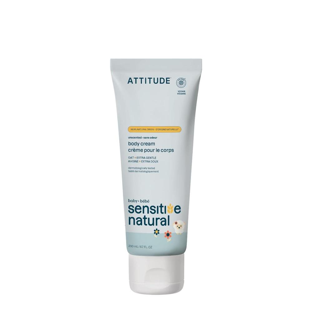 image:imageATTITUDE Deep Moisturizing Body Cream Plant and MineralBased Ingredients Vegan and Crueltyfree Personal Care Products for Sensitive Skin Unscented 67 Fl Oz