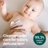 ATTITUDE Biodegradable Baby Wipes, Plant Based Unscented Diaper Wipes for Babies and Newborn, Dermatologically Tested, Vegan, 72 Count