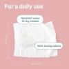 ATTITUDE Biodegradable Baby Wipes, Plant Based Unscented Diaper Wipes for Babies and Newborn, Dermatologically Tested, Vegan, 72 Count (Pack of 3)