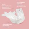 ATTITUDE Eco-Conscious Disposable Training Pants, EWG Verified, Size 6 (35 lbs), Easy to Pull Up, Ultra Absorbent Potty Diapers for Girls and Boys, Vegan & Plant-Based, 18 Count(Size 1/2)