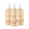 ATTITUDE Baby 2-in-1 Shampoo and Body Wash, EWG Verified, Dermatologically Tested, Vegan, Pear Nectar, 16 Fl Oz (Pack of 3)
