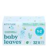 ATTITUDE Eco-Conscious Disposable Training Pants, EWG Verified, Size 6 (35 lbs), Easy to Pull Up, Ultra Absorbent Potty Diapers for Girls and Boys, Vegan & Plant-Based, 18 Count(Size 1/2)