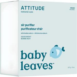 ATTITUDE Air Purifier with Activated Carbon Filter, Plant- and Mineral-Based Ingredients, Traps Air Pollutants, Vegan and Cruelty-Free, Almond Milk, 8 Ounce (Pack of 12)(White)