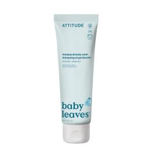 ATTITUDE Baby 2-in-1 Shampoo & Body Wash, EWG Verified, Dermatologically Tested, Vegan, Goodnight Scent, 8 Fl Oz
