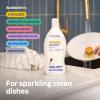 ATTITUDE Dish Soap, EWG Verified, Plant-Based & Vegan Dishwashing Liquid, Naturally Derived, Citrus Zest, 23.7 Fl Oz (Pack of 3)(Unscented)