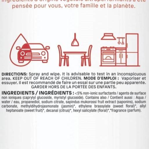 image:imageATTITUDE All Purpose Cleaner Spray EWG Verified Vegan Made with 94 PlantBased Ingredients StreakFree for Kitchen Bathroom Glass amp More Pink Grapefruit Scent 271 Fl Oz Pack of 6Grapefruit