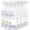 ATTITUDE Bathroom Cleaner Spray, EWG Verified, Plant-Based & Vegan, Safe for Bathroom Surfaces, Tiles, Tubs, Shower Walls, and Grout, Citrus Zest Scent, 27.1 Fl Oz (Pack of 6)(Unscented)