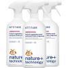 ATTITUDE Fruit & Vegetable Wash, Unscented Food-Safe Produce Wash to Remove Dirt, Wax & Residue, Vegan Plant-Based Produce Cleaner, Bulk Refill, 67.6 Fl Oz(27.1 Fl Oz (Pack of 3))