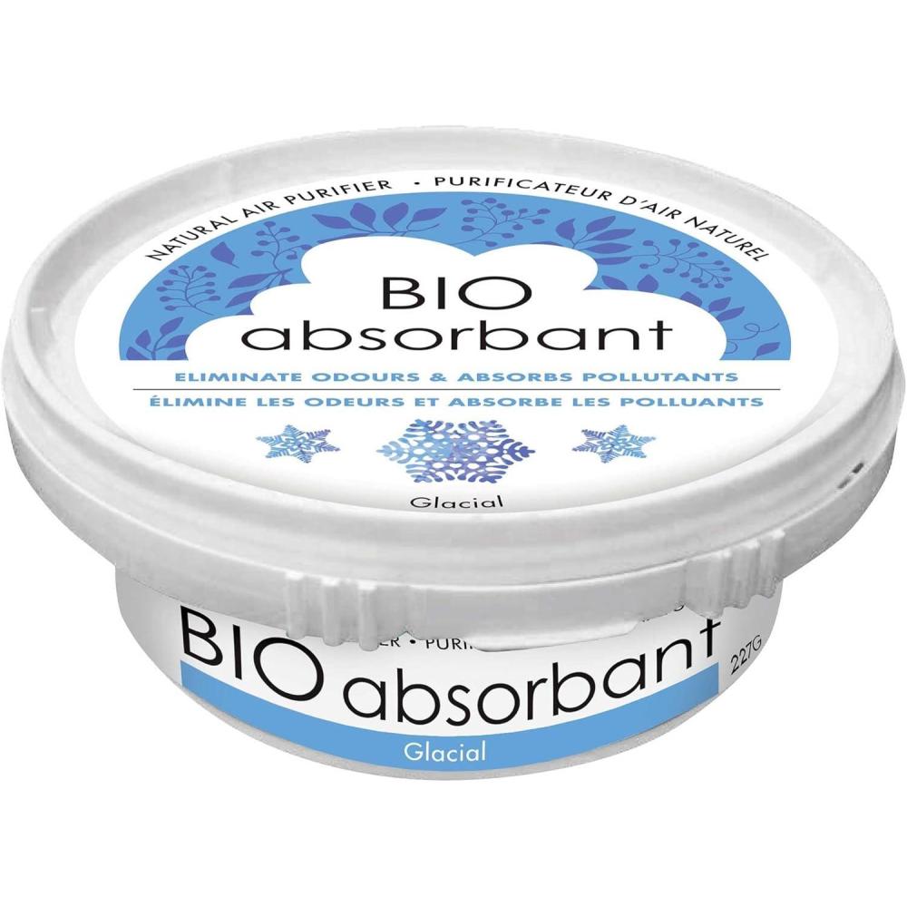 image:imageATTITUDE Bio Absorbant Air Purifier with Activated Carbon Plant and MineralBased Absorbs Odors Vegan Glacial 8 OuncesGlacial