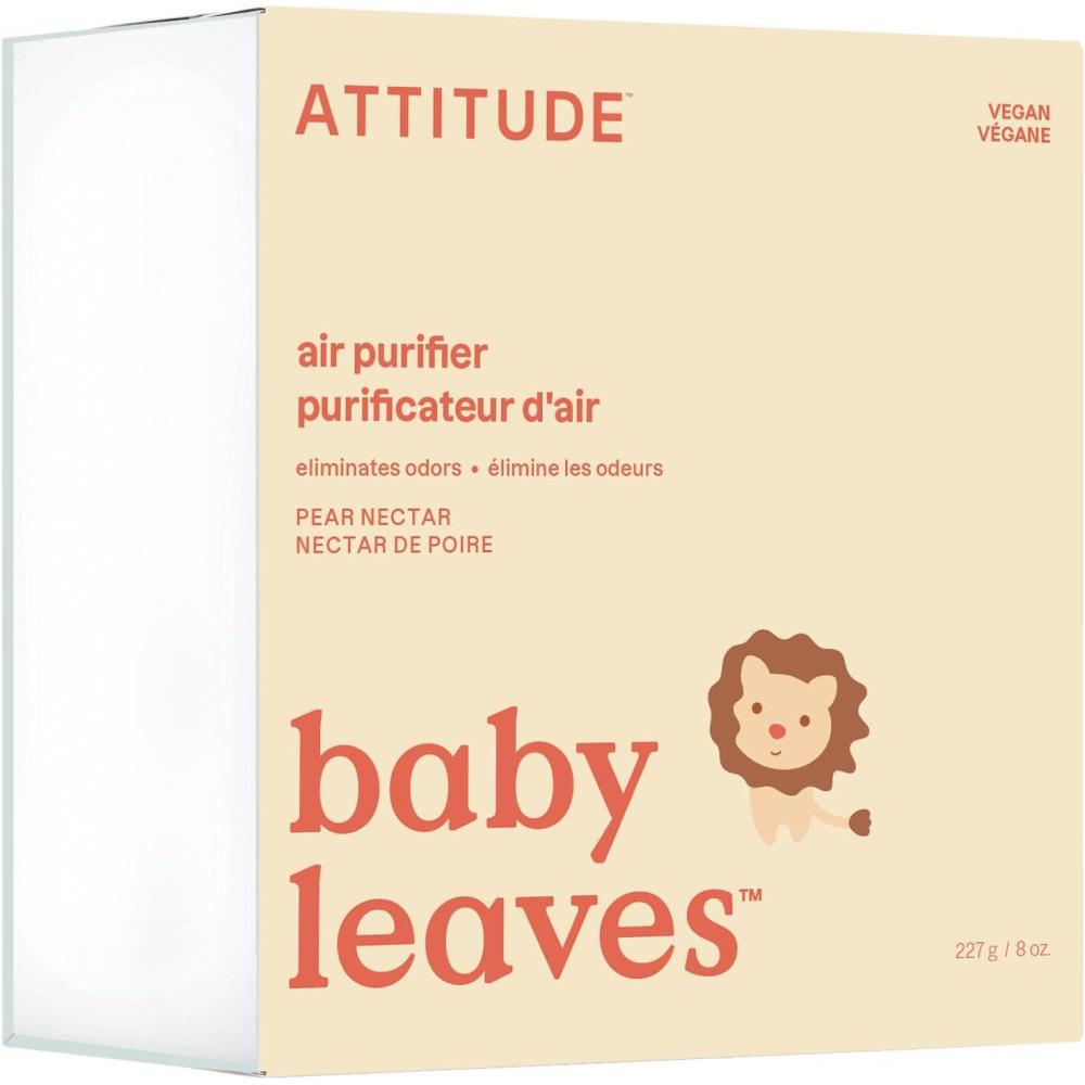 image:imageATTITUDE Baby Air Purifier Activated Carbon Freshener Odor Remover Plant and MineralBased Vegan Pear Nectar 8 Ounces