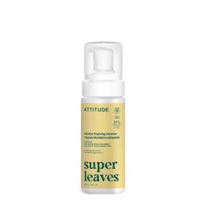 ATTITUDE Micellar Foaming Facial Cleanser, EWG Verified, Dermatologically Tested, Plant and Mineral-Based, Vegan, Unscented, 5 Fl Oz(Earl Grey & Cucumber)