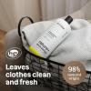 ATTITUDE Laundry Detergent & Fabric Softener Kit, Natural Origin Ingredients, Gentle on Delicate Skin, Geranium & Lemongrass, 2 Bottles of 32 Fl Oz