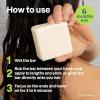 ATTITUDE Nourishing Shampoo & Conditioner Bar Bundle, Natural Origin, For Dry and Dull Hair, Vegan, Pear & Amber, 2 Bars