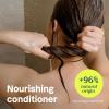 Bundle of ATTITUDE Nourishing Hair Shampoo and Conditioner, For Dry and Damaged Hair, Naturally Derived Ingredients, Vegan and Plant Based, Grapeseed Oil and Olive Leaves