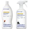 Bundle of ATTITUDE All-Purpose Cleaner, EWG Verified, Streak-Free, Plant- and Mineral-Based, Vegan, Citrus Zest, 27.1 Fl Oz + Dishwashing Liquid, Advanced Degreasing Power, Citrus Zest, 23.7 Fl Oz
