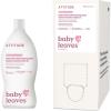 Bundle of ATTITUDE Baby Dish Soap, Plant-Based Dish Liquid, Extra Gentle on Sensitive Skin, Tough on Milk Residue & Grease on Bottles, Fragrance Free, 23.7 Fl Oz + Bulk Refill 67.6 Fl Oz