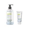 Bundle of ATTITUDE Hand Soap for Sensitive Skin Enriched with Oat, EWG Verified, Dermatologically Tested, Vegan, Extra Gentle, Unscented, 16 Fl Oz + Hand Cream, 2.5 Fl Oz