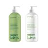 Bundle of ATTITUDE Nourishing Hair Shampoo and Conditioner, Dermatologically Tested, Plant- and Mineral-Based, Vegan Beauty Products, Grape Seed Oil and Olive Leaves, 32 Fl Oz