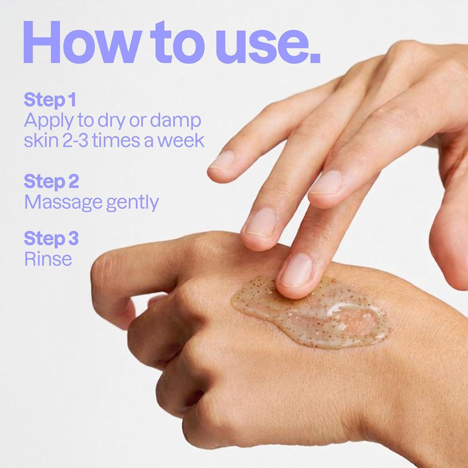 image:imageATTITUDE Exfoliating Body Scrub with Niacinamide EWG VERIFIED Gently Removes Dead Skin Cells for Smooth Coconut Shell Powder amp Pumice Soft Skin Amber Vanilla 8 Fl Oz