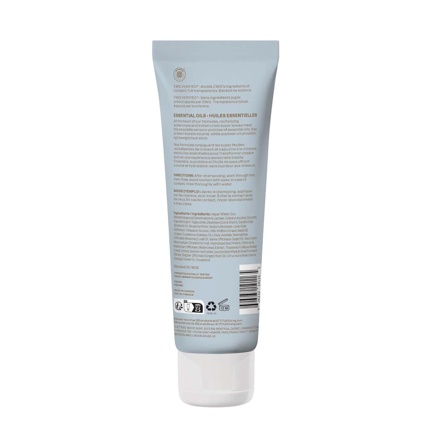 image:imageATTITUDE Volumizing Conditioner for Fine Thin amp Flat Hair Essential Oils EWG Verified Vegan Clean Beauty Hair Care Sage amp Rosemary 8 Fl OzVolumizing Sage Rosemary