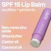 ATTITUDE SPF 15 Lip Balm Duo, Broad Spectrum Mineral Lip Balm with Zinc Oxide, EWG Verified, Vegan, Hydrating & Nourishing, Coconut Flavor, 2 Pack (0.14 Oz Each)