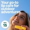 ATTITUDE SPF 15 Lip Balm Duo, Broad Spectrum Mineral Lip Balm with Zinc Oxide, EWG Verified, Vegan, Hydrating & Nourishing, Pineapple Flavor, 2 Pack (0.14 Oz Each)