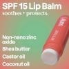 ATTITUDE SPF 15 Lip Balm Duo, Broad Spectrum Mineral Lip Balm with Zinc Oxide, EWG Verified, Vegan, Hydrating & Nourishing, Watermelon Flavor, 2 Pack (0.14 Oz Each)