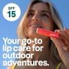 ATTITUDE SPF 15 Lip Balm Duo, Broad Spectrum Mineral Lip Balm with Zinc Oxide, EWG Verified, Vegan, Hydrating & Nourishing, Watermelon Flavor, 2 Pack (0.14 Oz Each)