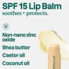 ATTITUDE SPF 15 Lip Balm Duo, Mineral Sunscreen with Non-Nano Zinc Oxide, EWG Verified, Broad Spectrum UVA/UVB Protection, Moisturizing Lip Care, Vegan, Unscented, 0.14 Oz (Pack of 2)(Coconut)