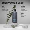 ATTITUDE Shower Gel Trio for Men, EWG Verified Body Wash with Natural Origin Ingredients, Paraben & Phthalate Free, 3 Bottles of 14 Fl Oz