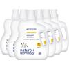 ATTITUDE Liquid Laundry Detergent, EWG Verified, HE Compatible, Plant-Based & Vegan, Natural Laundry Soap, Citrus Zest, 80 Loads, 67.6 Fl Oz (Pack of 6)