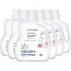 ATTITUDE Liquid Laundry Detergent, EWG Verified Laundry Soap, HE Compatible, Vegan and Plant Based Products, Cruelty-Free, Unscented, 40 Loads, 67.6 Fl Oz (Pack of 6)