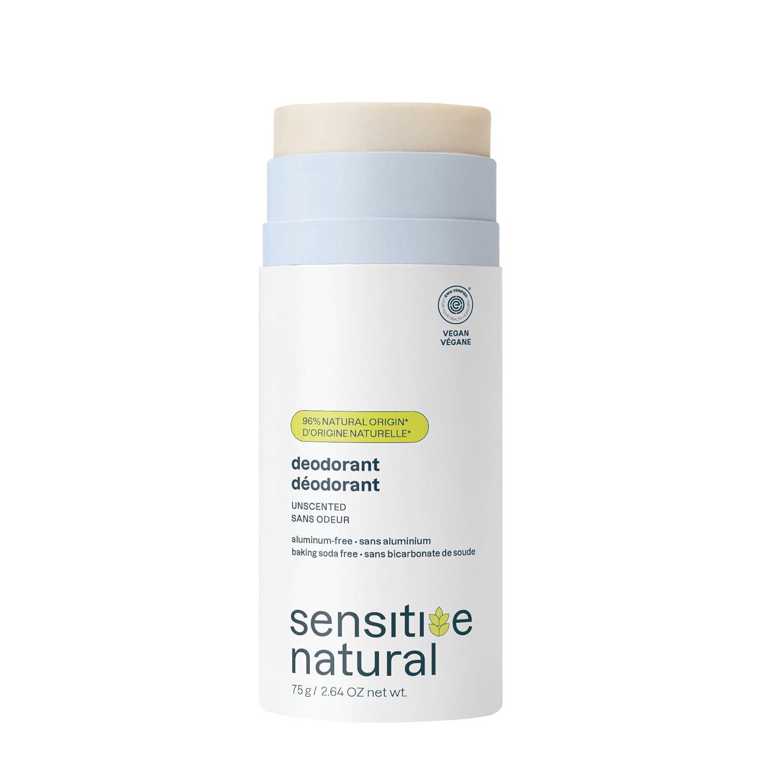 image:imageATTITUDE Sensitive Skin Deodorant Aluminum Free Deodorant for Women amp Men with Oat Extract Baking Soda Free Gentle Odor Protection Vegan Fragrance Free Unscented 264 Oz
