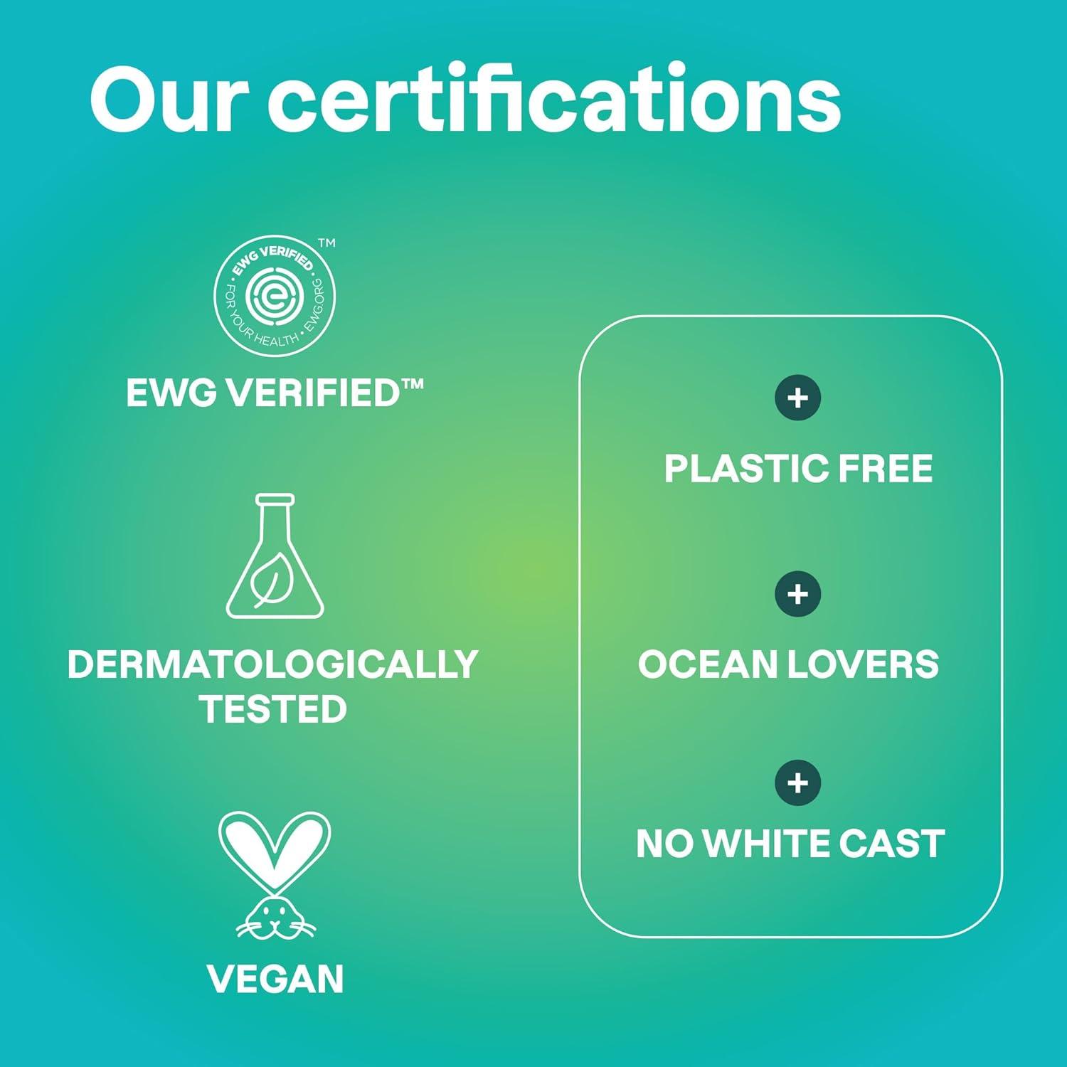 image:imageBundle of ATTITUDE Mineral Sunscreen Face and Body Stick with Zinc Oxide SPF 30 EWG Verified PlasticFree Broad Spectrum UVAUVB Protection Dermatologically Tested Vegan Unscented