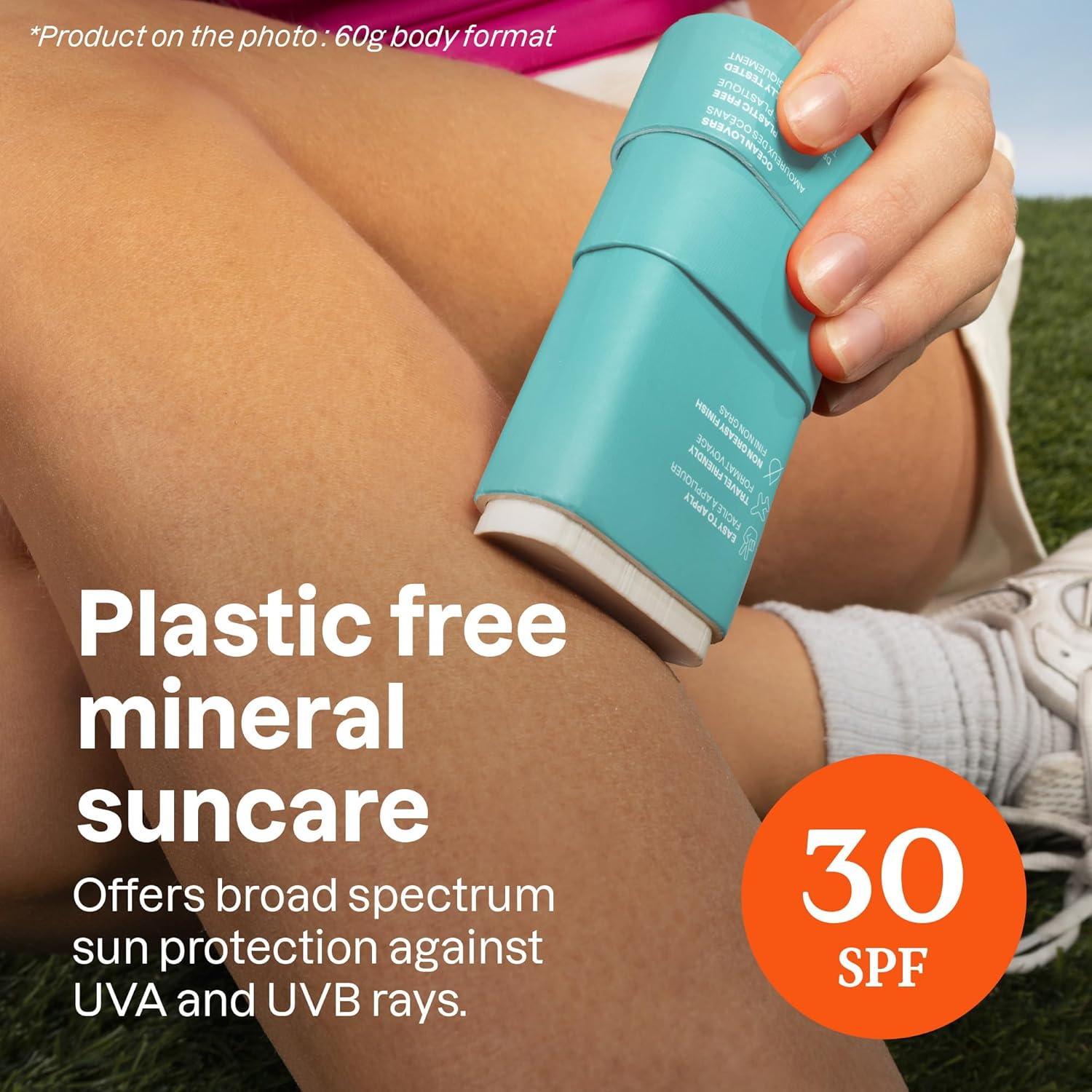 image:imageBundle of ATTITUDE Mineral Sunscreen Face and Body Stick with Zinc Oxide SPF 30 EWG Verified PlasticFree Broad Spectrum UVAUVB Protection Dermatologically Tested Vegan Unscented