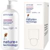 ATTITUDE Dish Soap & Refill Bundle, EWG Verified, Plant-Based, Vegan, Unscented, 33.8 + 67.6 Fl Oz